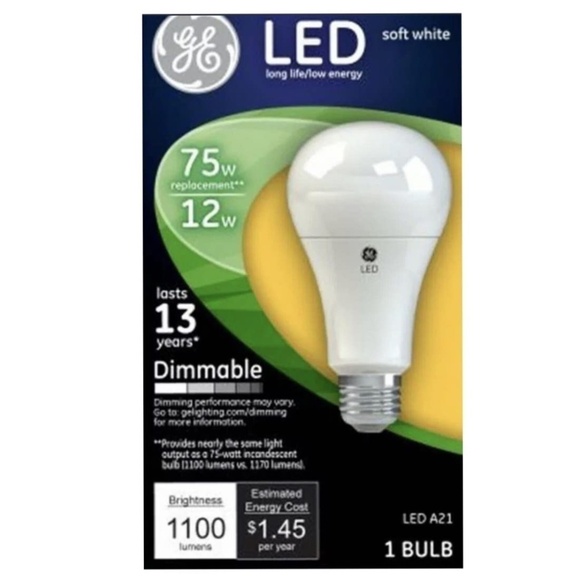 ๐3/$15๐ GE LED Extra Soft White Replacement Dimmable Light Bulbs NIB - Picture 2 of 4